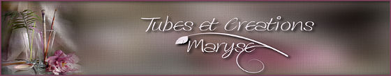 Tubes and Creations by Maryse