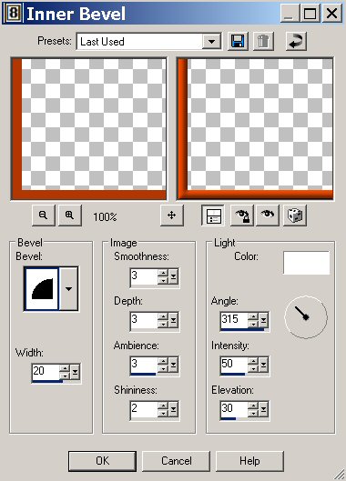 Inner bevel