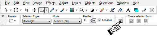 custom selection tool