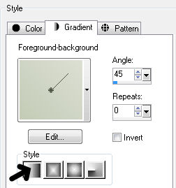 gradient setting
